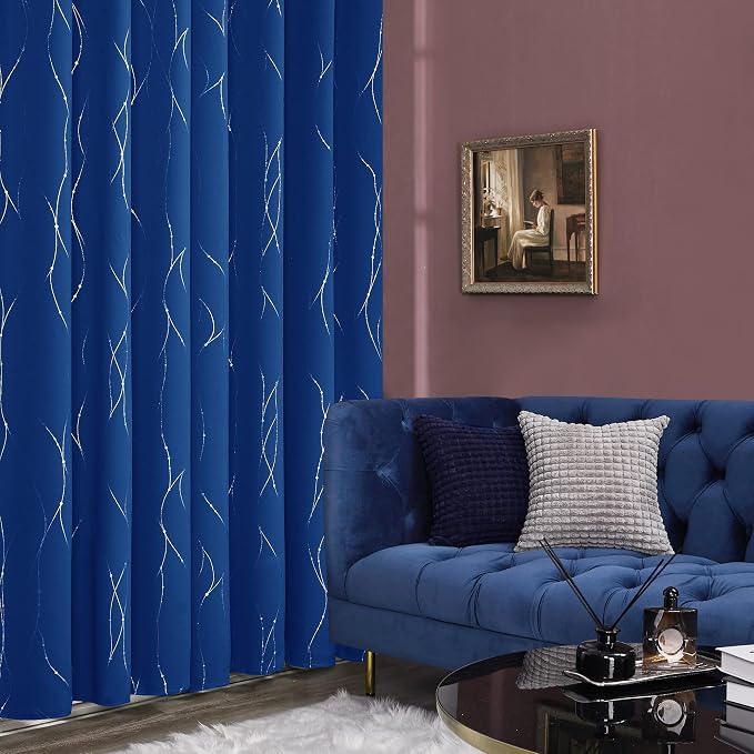 Deconovo Blackout Curtains, 38 x 84 Inch Drapes - Image 5