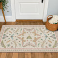 Hazo Haus Light Pink Washable Bathroom Rug by HazoHaus
