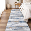 3x7 Washable Runner Rug for Family: Easy-to-Clean Runners for Hallway Entryway by WIEVEDENS