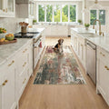 Washable Area Rugs 3x6 Non-Slip Modern Abstract Soft by RELEANY