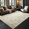 Toneed Abstract Area Rug 7x9 Modern Washable Rug Soft Non Slip Rug Low Pile by Toneed