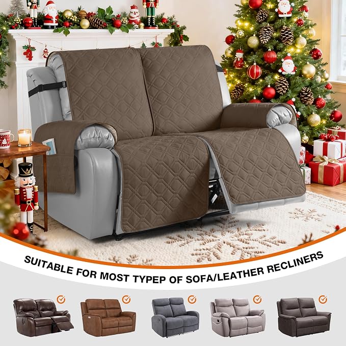 VANSOFY Waterproof Recliner Couch Covers, Sofa Covers 1-Piece Washable - Image 4