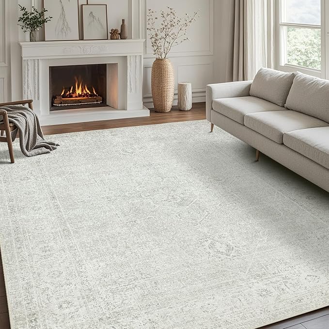 Washable Rugs 8x10 Area Rugs for Living Room, Dining Room- Large Ultra Soft by Srugn