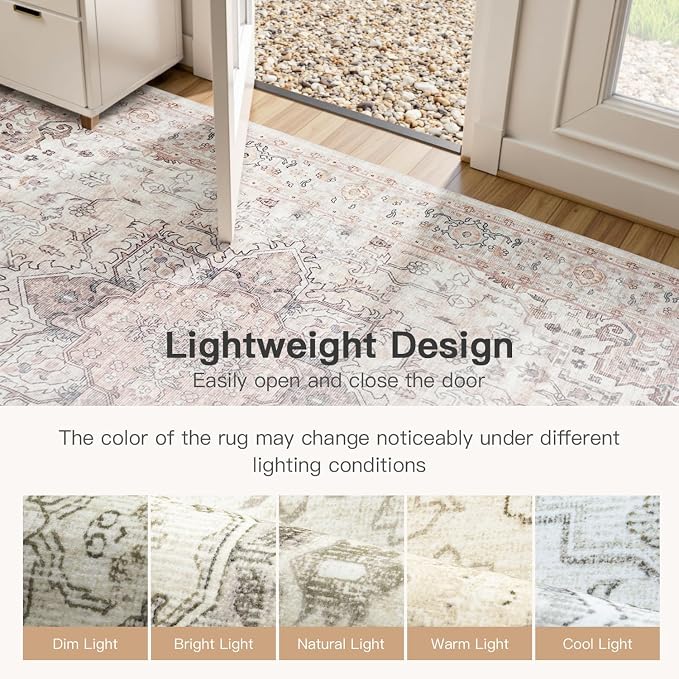 Lofus 5x7 Area Rugs for Living Room, Washable Area Rug, Rugs for Bedroom - Image 8