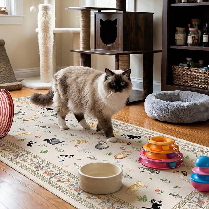 3x7 Washable Kitchen Runner Rug by EISUROM