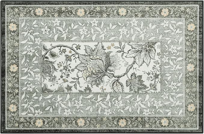 GarveeHome Provence Fog 2x3 Door Mat Indoor Rugs - Image 4