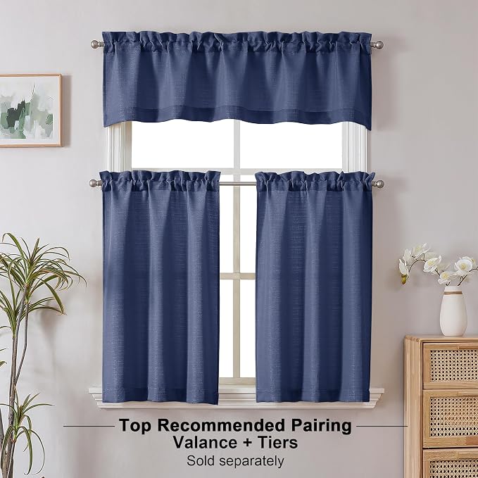 Chyhomenyc Blue Short Curtain Valance - Image 2