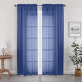 OWENIE Sheer Curtains 78 Inches Long 2 Panels Set by OWENIE