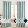 NICETOWN 100% Absolutely Blackout Linen Curtains by NICETOWN