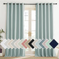 NICETOWN 100% Absolutely Blackout Linen Curtains by NICETOWN