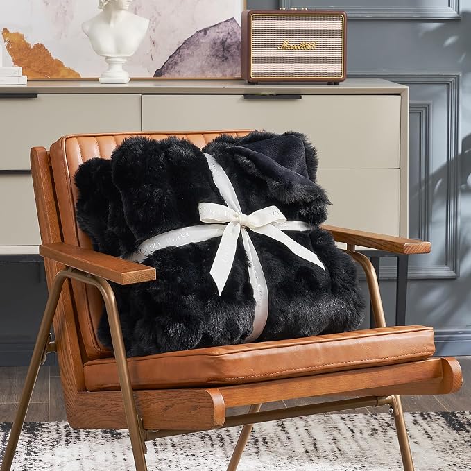 Cozy Bliss Faux Fur Throw Blanket - Image 4