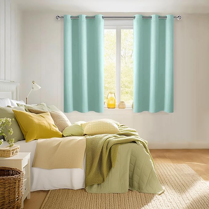 Blackout Window Curtains for Bedroom, 2 Panels, 38 x 54 Inch | Light Blocking & - Image 2