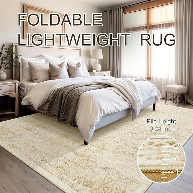 Washable Area Rug 10x14, Large Soft Rugs - Image 6
