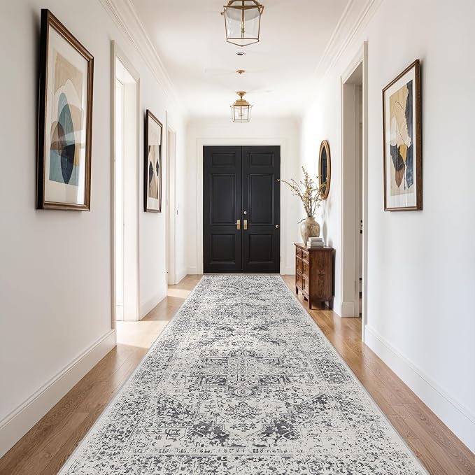 4x10 Washable Hallway Runner Rug by EISUROM