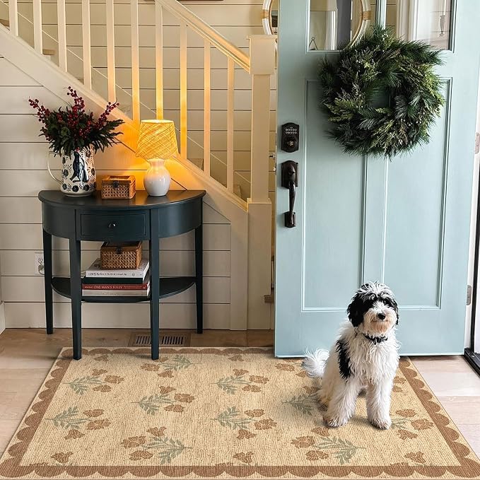 3x5 Floral Entry Rug - Image 5