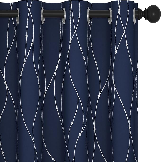 Deconovo Short Window Curtains, Thermal Insulated Soundproof Drapes by Deconovo