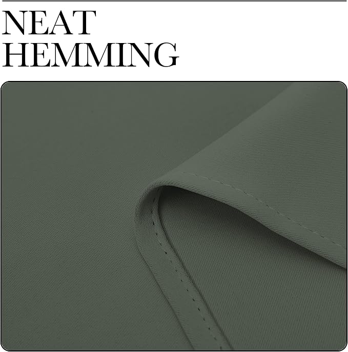 NICETOWN Living Room Curtains, Dark Mallard, 1 Pair, 70 x 84-inch, Home - Image 6
