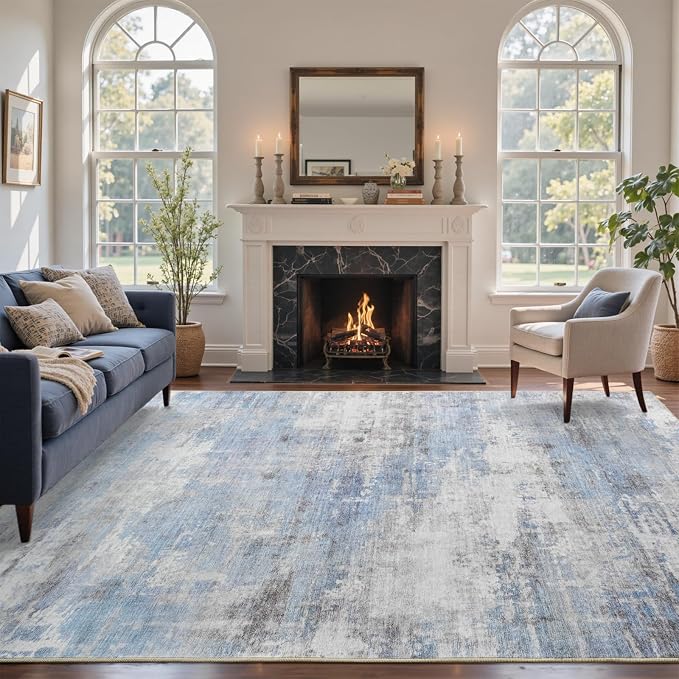 8x10 Ft Large Area Rugs for Living Room, Soft Non-Slip Washable Rugs Modern - Image 2