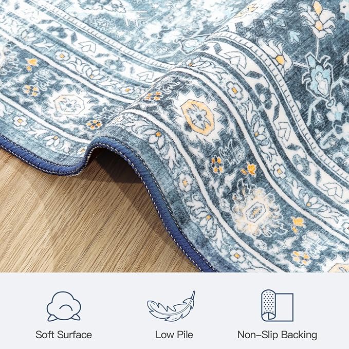Lofus 10x14 Area Rug for Living Room, Soft Boho Carpets for Bedroom Dining Room - Image 7