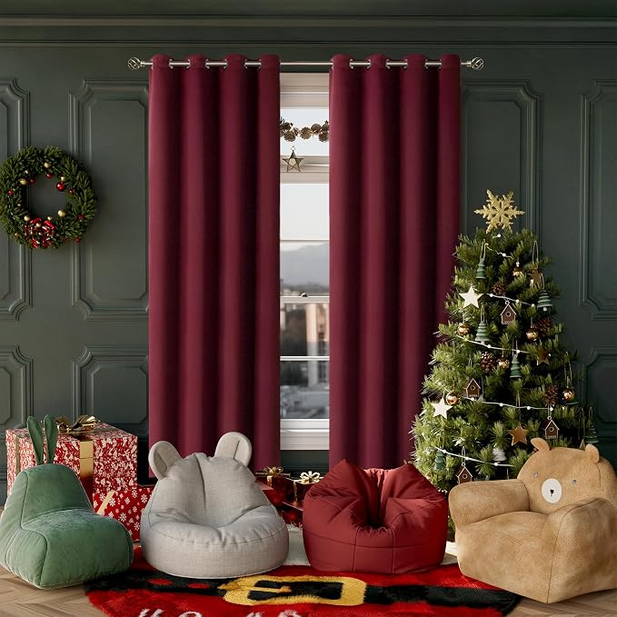 BGment Christmas Blackout Curtains - Image 2