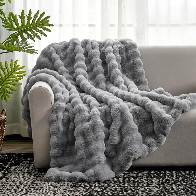 Cozy Bliss Faux Fur Throw Blanket - Image 8