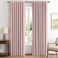 MIULEE 100% Blackout Linen Curtains by MIULEE