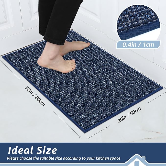BEQHAUSE Kitchen Rugs 20"x32", Non-Slip Kitchen Mats - Image 2