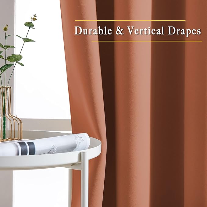 NICETOWN Blackout Sliding Door Curtains 2 Panels - Image 5