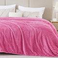 BEDELITE Fleece Blanket Queen Size – 3D Ribbed Jacquard Soft and Warm by BEDELITE