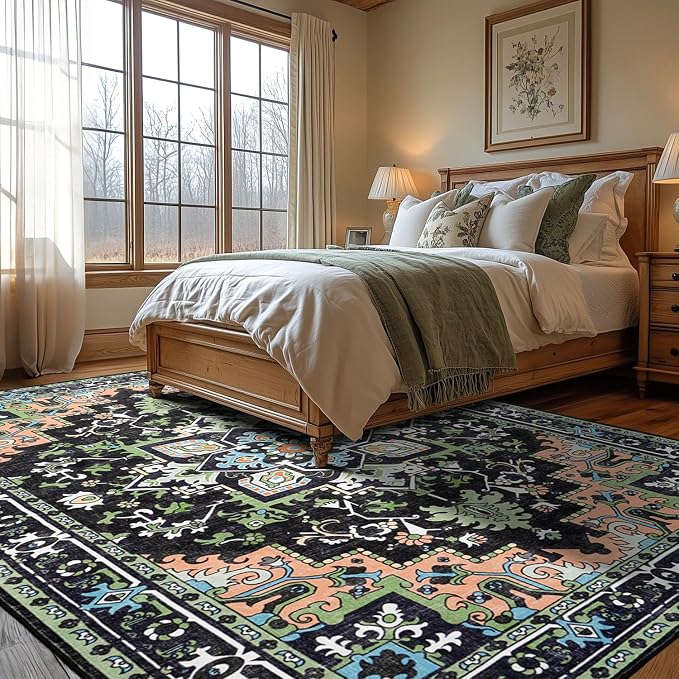 Lofus 6x9 Washable Area Rugs, Large Area Rug - Image 2