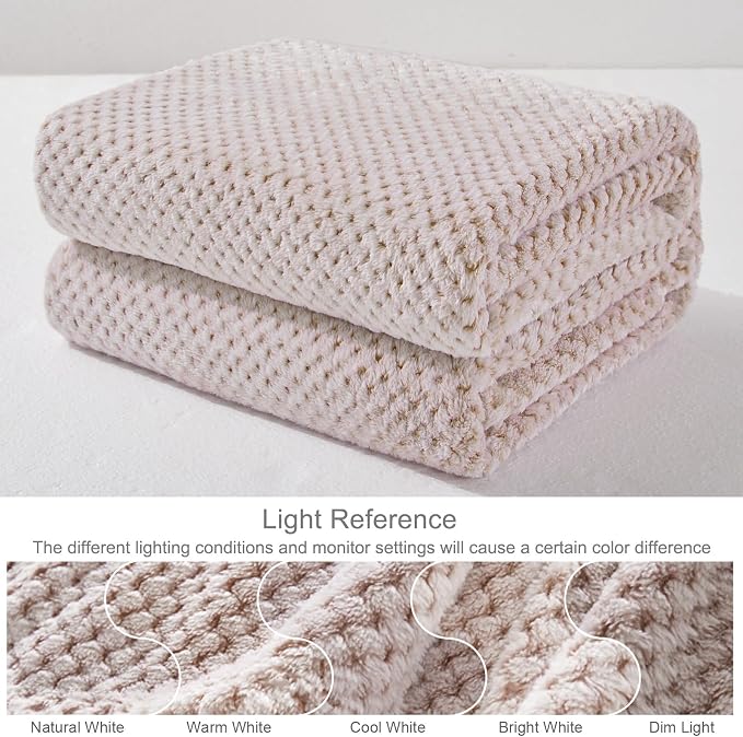 Exclusivo Mezcla Fleece Throw Blanket Extra Large, Super Soft and Warm Blankets - Image 2