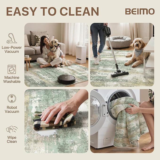 BEIMO Reversible 2'6"x6' Runner Rugs - Image 5