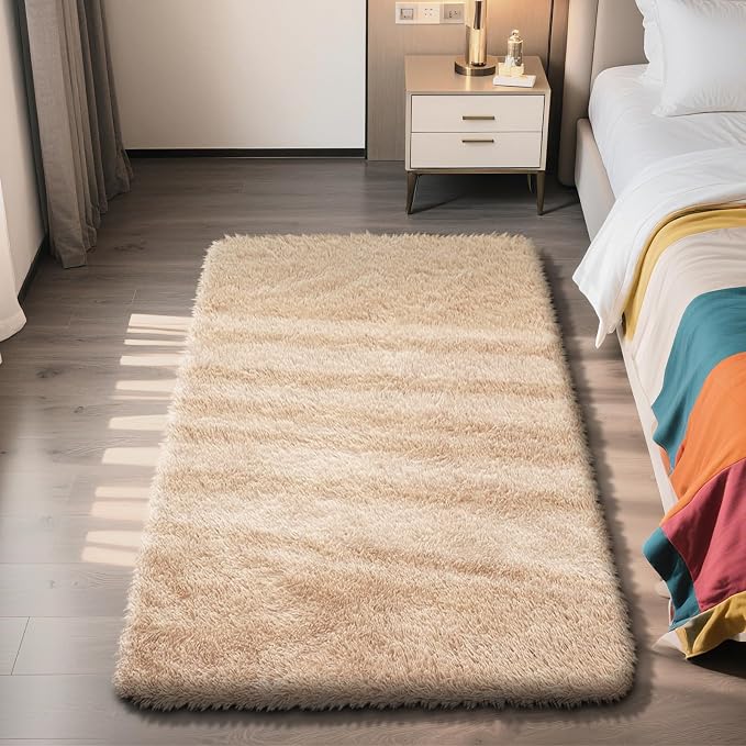 Shag Area Rug for Bedroom 3x5, Soft Fuzzy Rug Non-Shedding Indoor Plush Carpet - Image 7