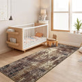 2x6 Brown Rug Runners for Hallways Kitchen Runner Rug Non Slip Washable Coffee by OmpaaHomeDecor