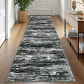 KOZYFLY Modern Abstract Washable Rug Runner 2.6x10 Hallway Rug Runner Non-Slip by KOZYFLY