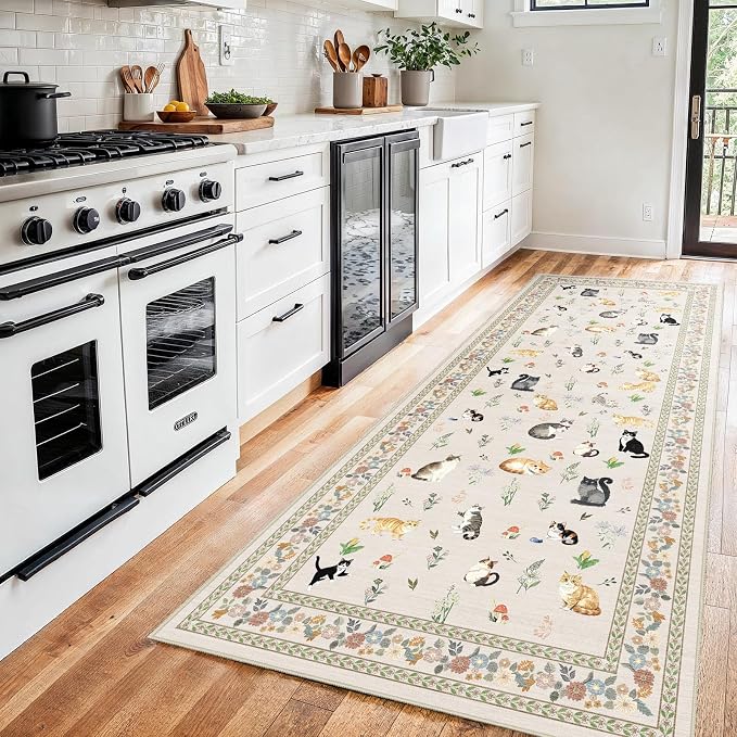 3x7 Washable Kitchen Runner Rug - Image 2