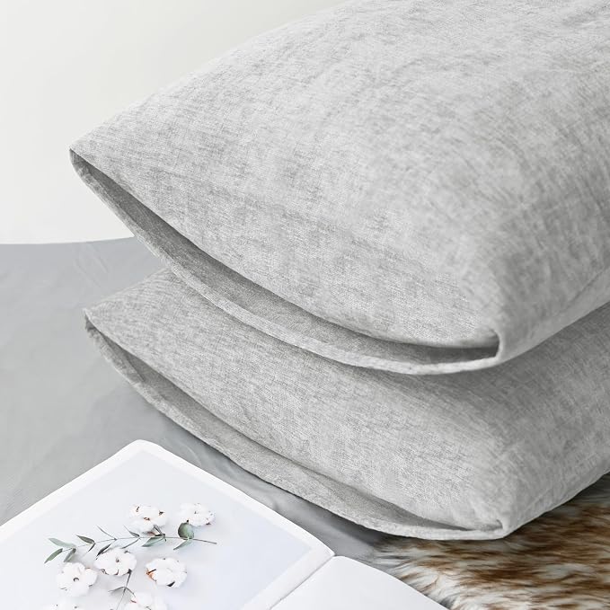 CaliTime Throw Pillow Covers Decorative 20 X 26 Inches Pack of 2 Cozy Chenille - Image 4