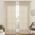 LAMIT Extra Wide Linen Curtains by LAMIT