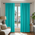Deconovo Blackout Curtains, Thermal Insulated, W52 x L108 2 Panels, Back Tab by Deconovo