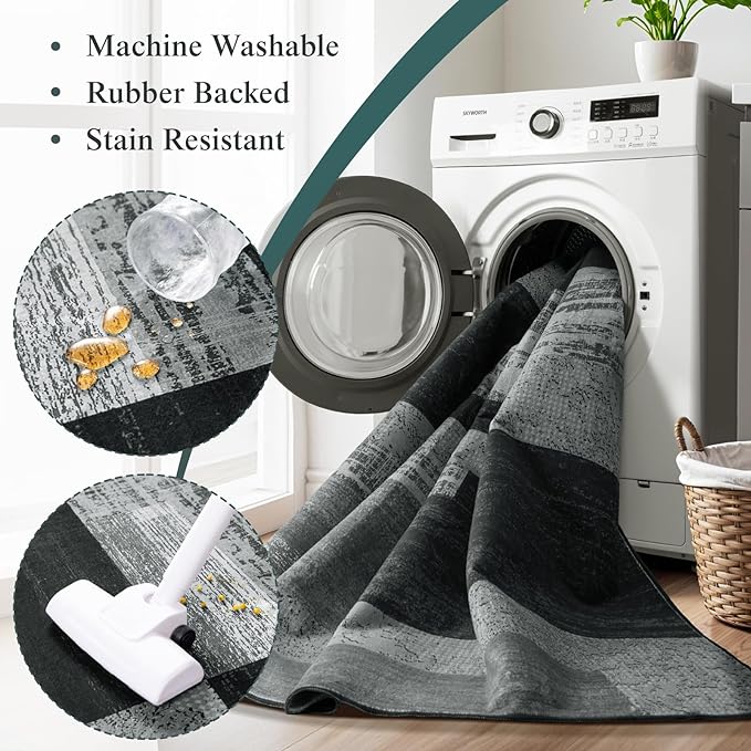 LIANLAM 2x6 Washable Runner Rug - Image 5