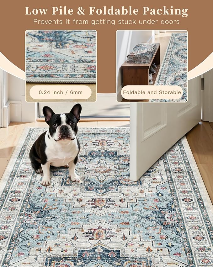 Madane Hallway Runner Rug 2'6''x16' Kitchen Runner - Image 6