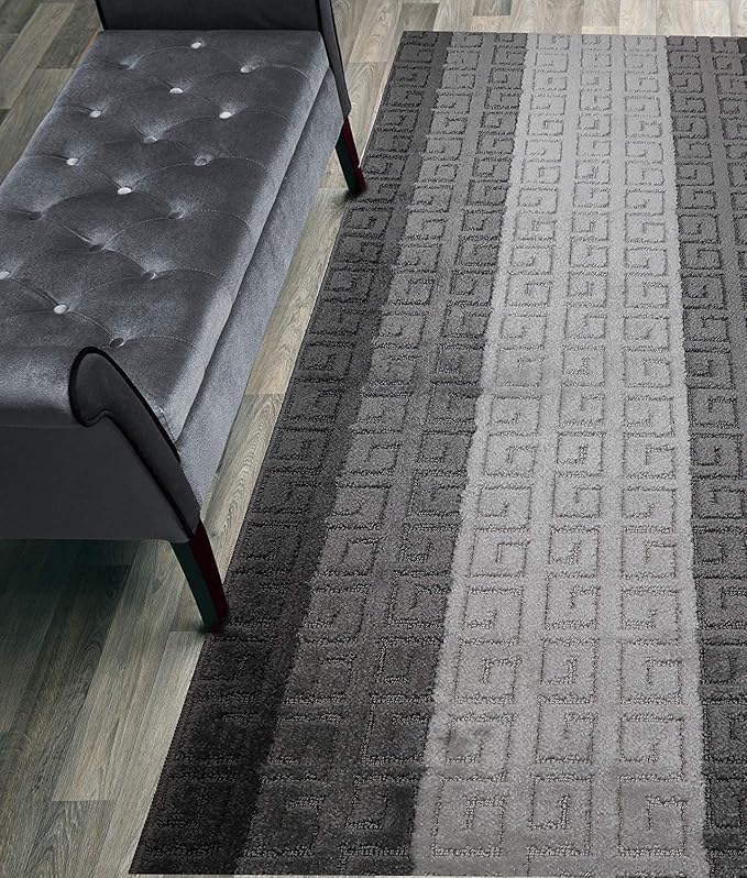 10 Ft Gray Hallway Runner Rug, Non Slip Washable, Kitchen & Entryway | 2'2" x by ORFAHOME