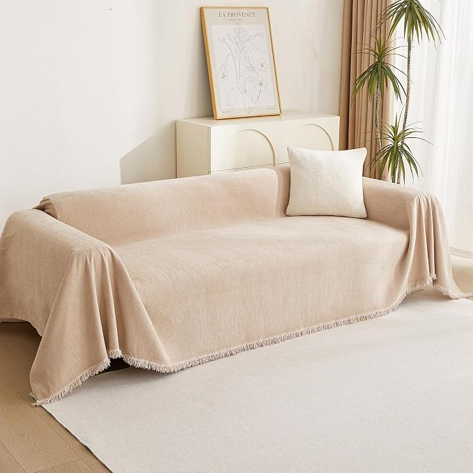 MYSKY HOME Couch Cover 2 Cushion Sofa - Image 8