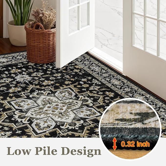 10x12 Area Rugs Living Room: Washable Rug - Image 9