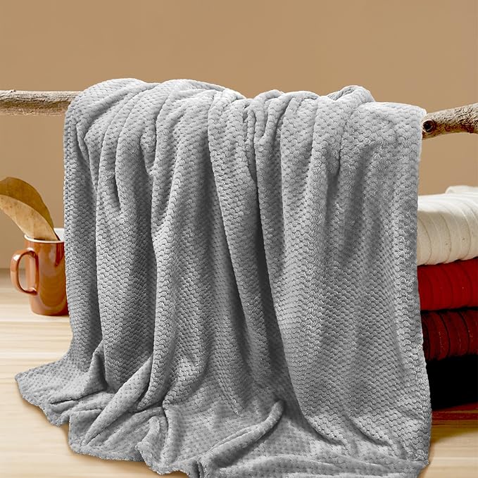 4 Pack Fleece Throw Blankets 50x60 Inches - Image 9