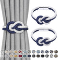 NICEEC 2 Pack Mini Magnetic Curtain Tiebacks Nordic Simple Style Drape Tie by NICEEC