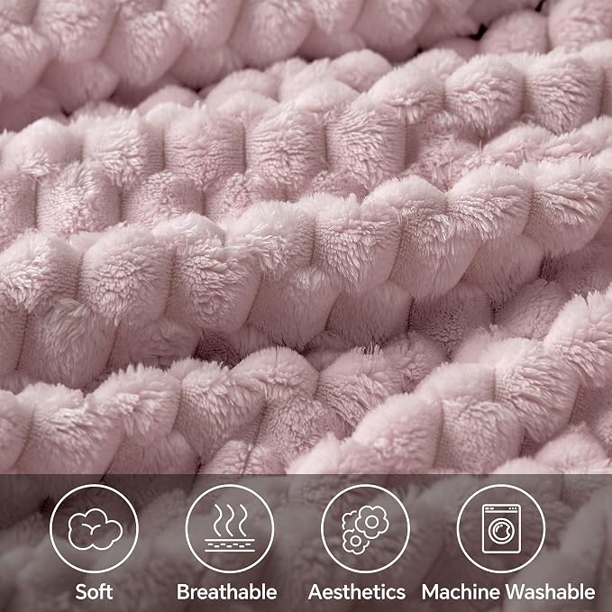 BEDELITE Fleece Twin Blankets for Couch & Bed - Image 3