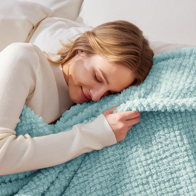 Whale Flotilla Extra Large Fuzzy Fleece Throw Blanket - Image 8