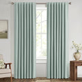 MIULEE 100% Blackout Linen Curtains by MIULEE