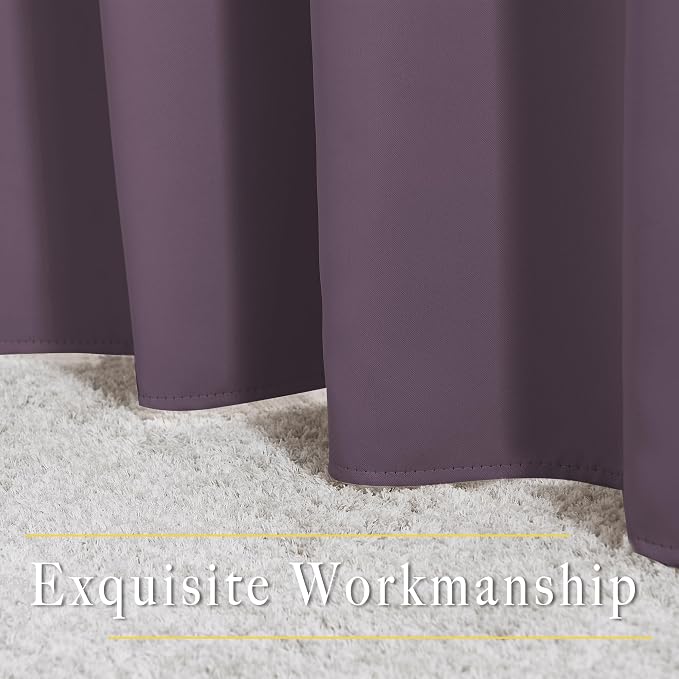NICETOWN Plum Curtains and Drapes - Image 6